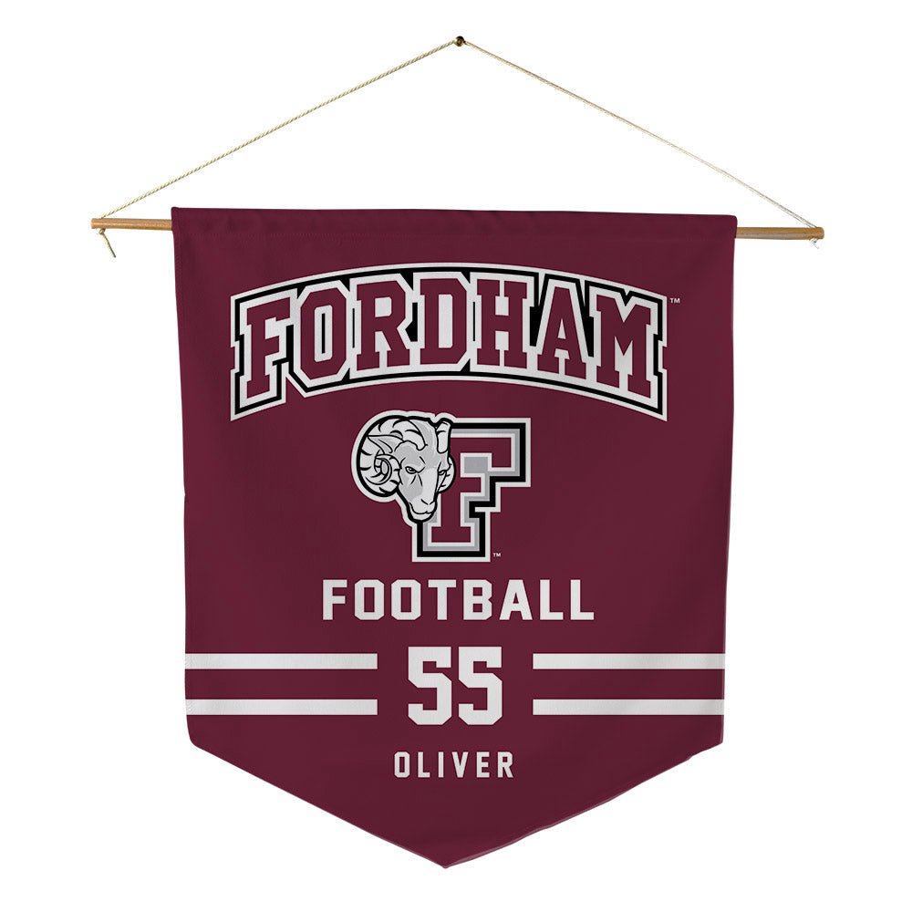 Fordham - NCAA Football : Brian Oliver - Pennant - 18" x 21"-0