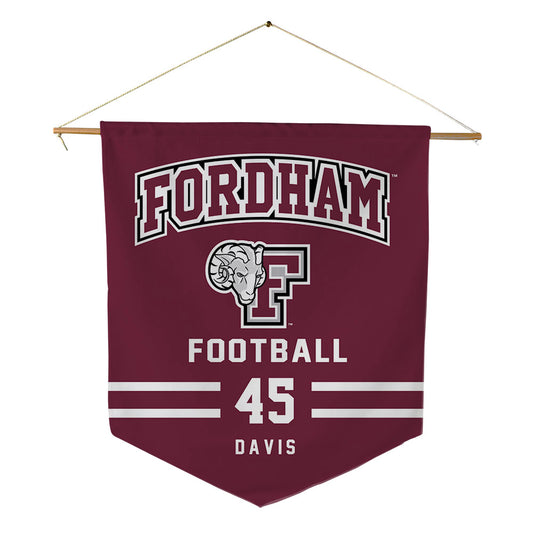 Fordham - NCAA Football : Tyler Davis - Pennant - 18" x 21"-0