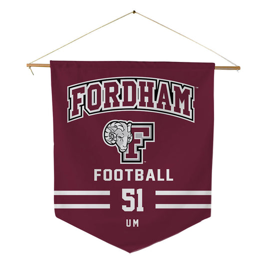 Fordham - NCAA Football : Ryan Um - Pennant - 18" x 21"-0