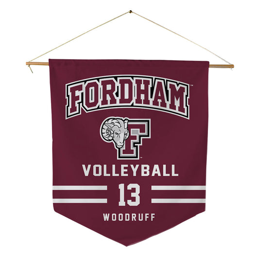Fordham - NCAA Women's Volleyball : Bridget Woodruff - Pennant - 18" x 21"-0