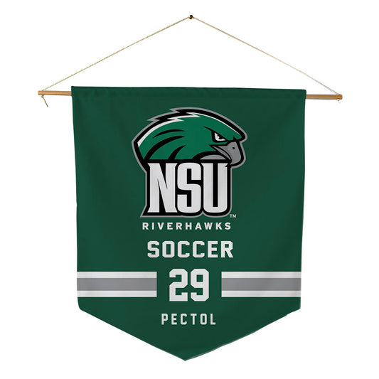 Northeastern State - NCAA Men's Soccer : Jonathan Pectol - Pennant - 18" x 21"-0