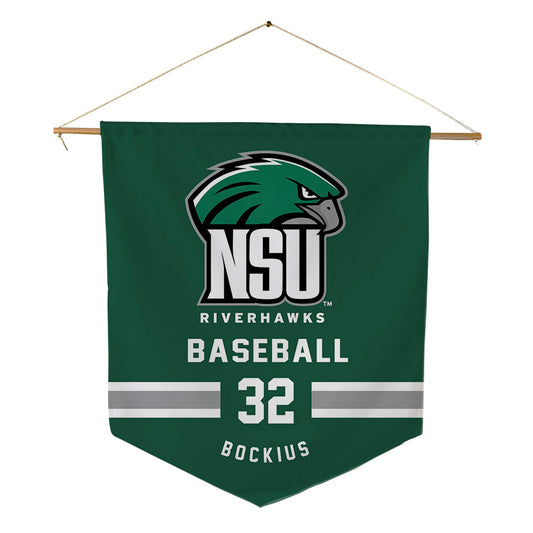 Northeastern State - NCAA Baseball : Brazen Bockius - Pennant - 18" x 21"-0