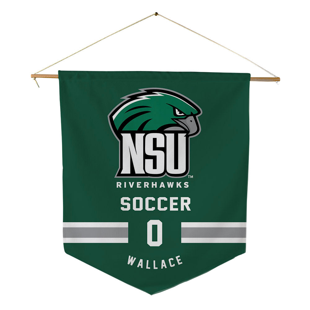 Northeastern State - NCAA Women's Soccer : Bailey Wallace - Pennant - 18" x 21"-0