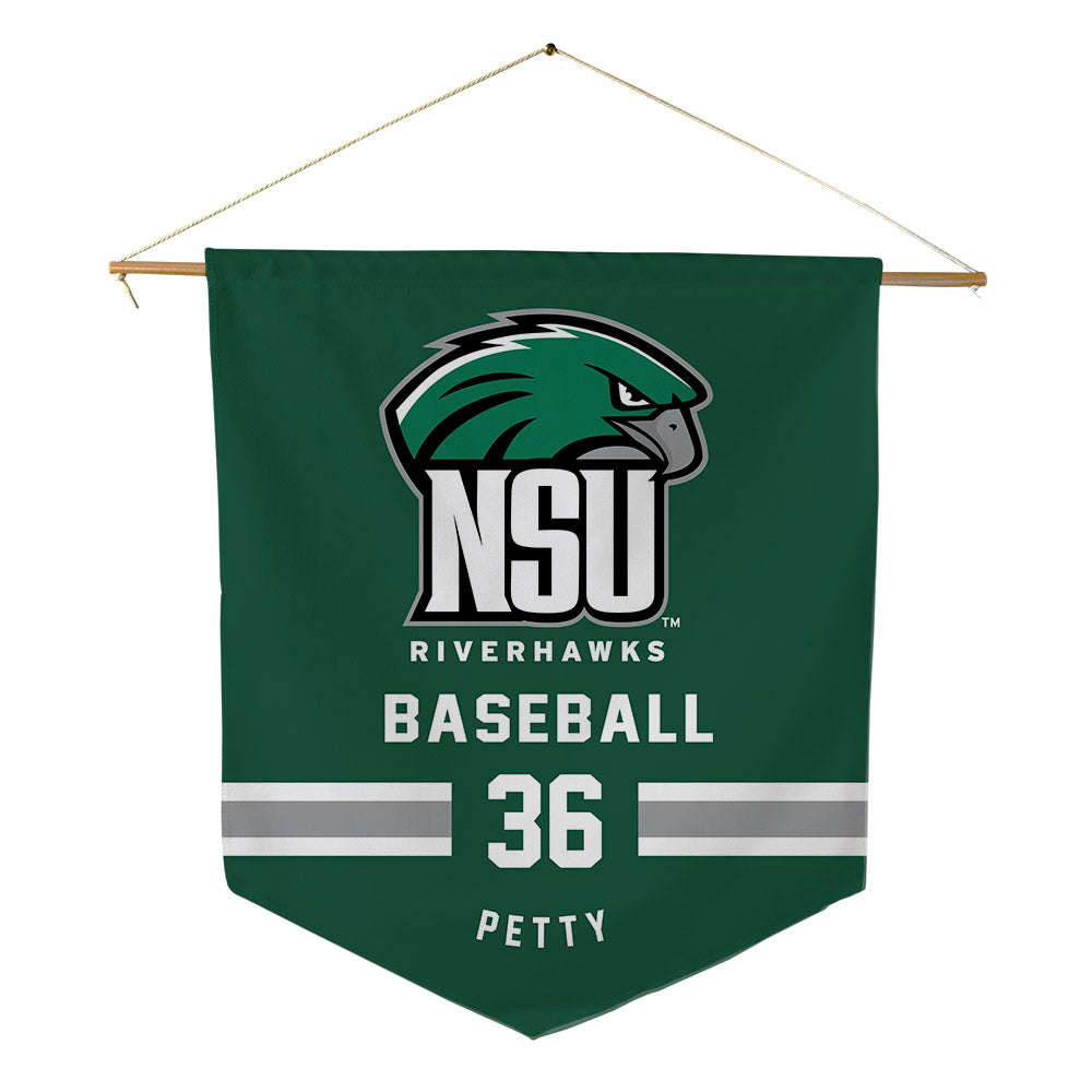 Northeastern State - NCAA Baseball : Preston Petty - Pennant - 18" x 21"-0