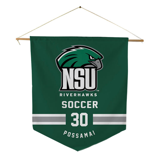 Northeastern State - NCAA Men's Soccer : Matheus Possamai - Pennant - 18" x 21"-0
