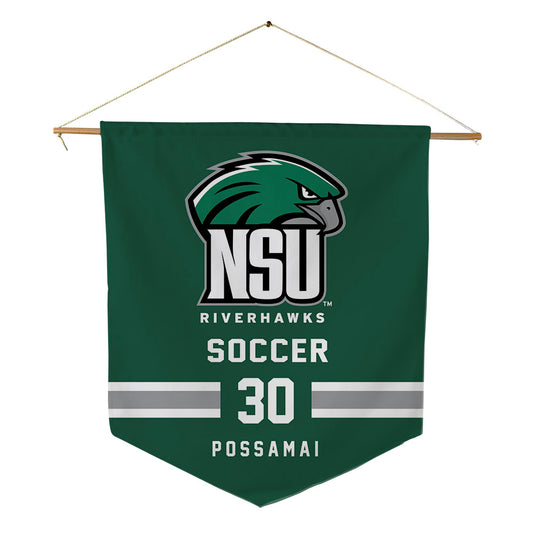 Northeastern State - NCAA Men's Soccer : Matheus Possamai - Pennant - 18" x 21"-0