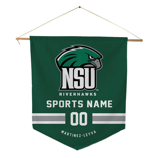 Northeastern State - NCAA Men's Soccer : Martin Martinez-leyva - Pennant - 18" x 21"-0