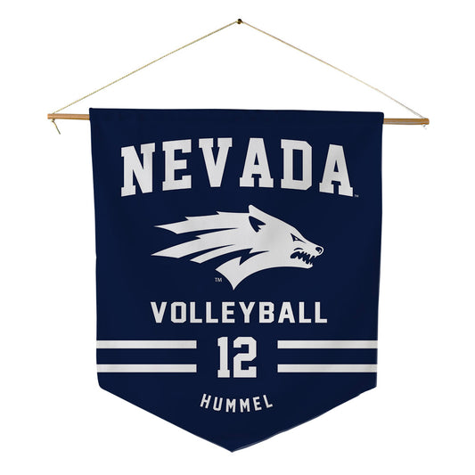 Nevada - NCAA Women's Volleyball : Keely Hummel - Pennant - 18" x 21"-0