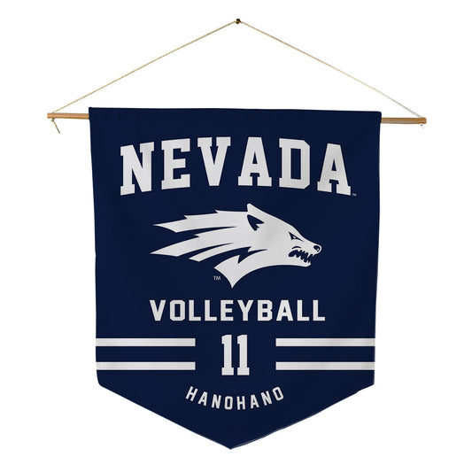 Nevada - NCAA Women's Volleyball : Ambri Hanohano - Pennant - 18" x 21"-0