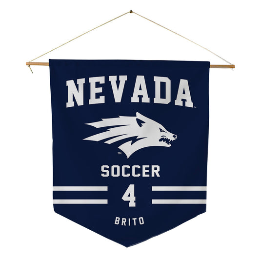 Nevada - NCAA Women's Soccer : Mariana Brito - Pennant - 18" x 21"-0