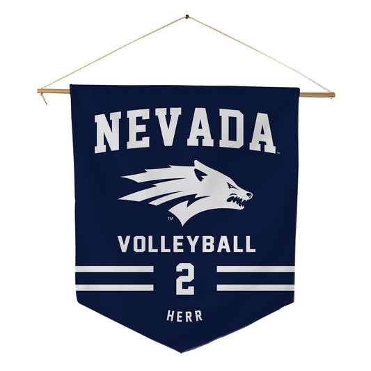 Nevada - NCAA Women's Volleyball : Mckaley Herr - Pennant - 18" x 21"-0