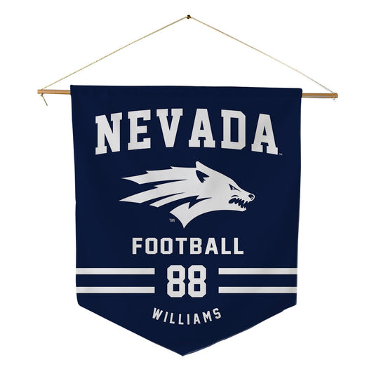 Nevada - NCAA Football : Perrion Williams - Pennant - 18" x 21"-0