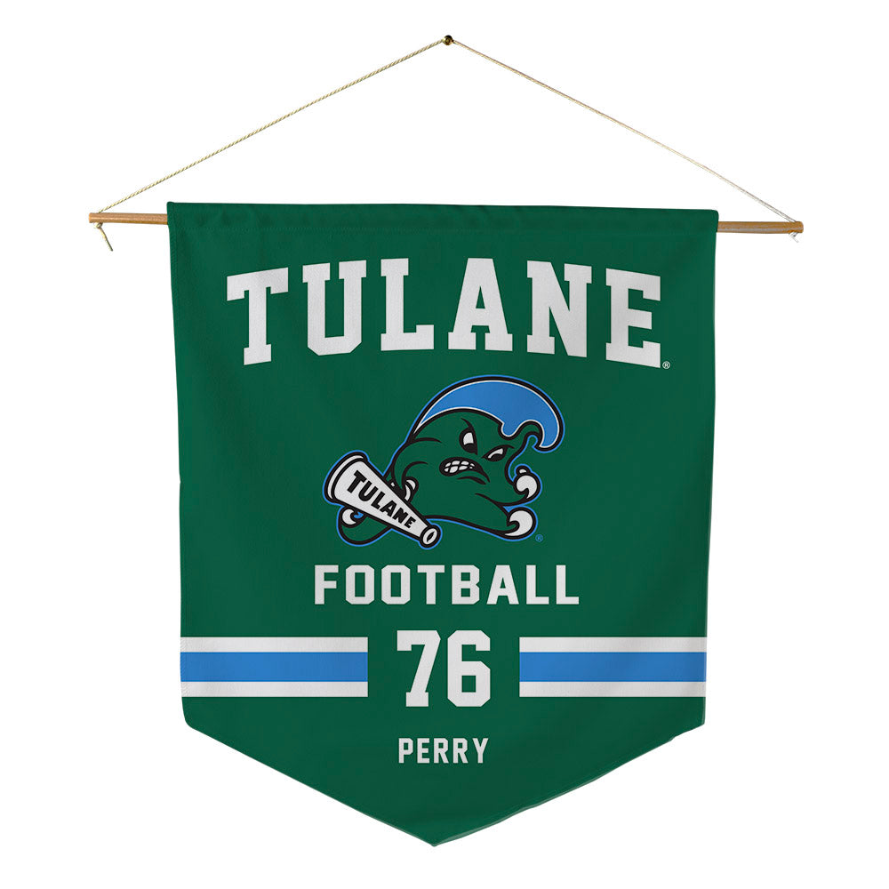 Tulane - NCAA Football : Gresham Perry - Pennant - 18" x 21"-0