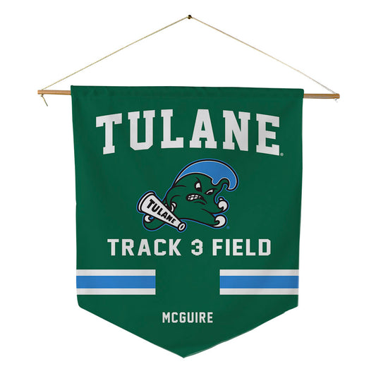 Tulane - NCAA Men's Track & Field : Christian McGuire - Pennant - 18" x 21"-0