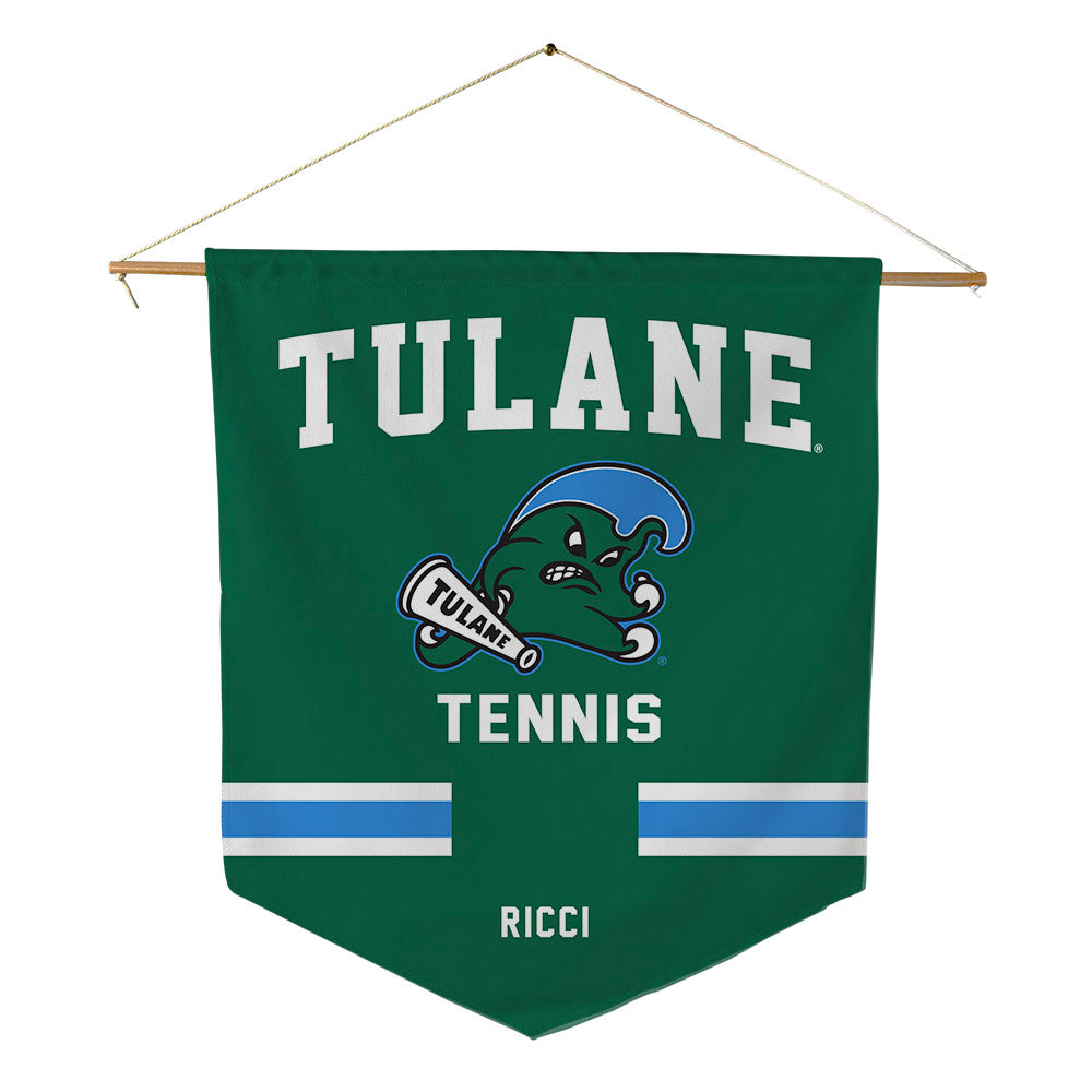 Tulane - NCAA Women's Tennis : Campbell Ricci - Pennant - 18" x 21"-0