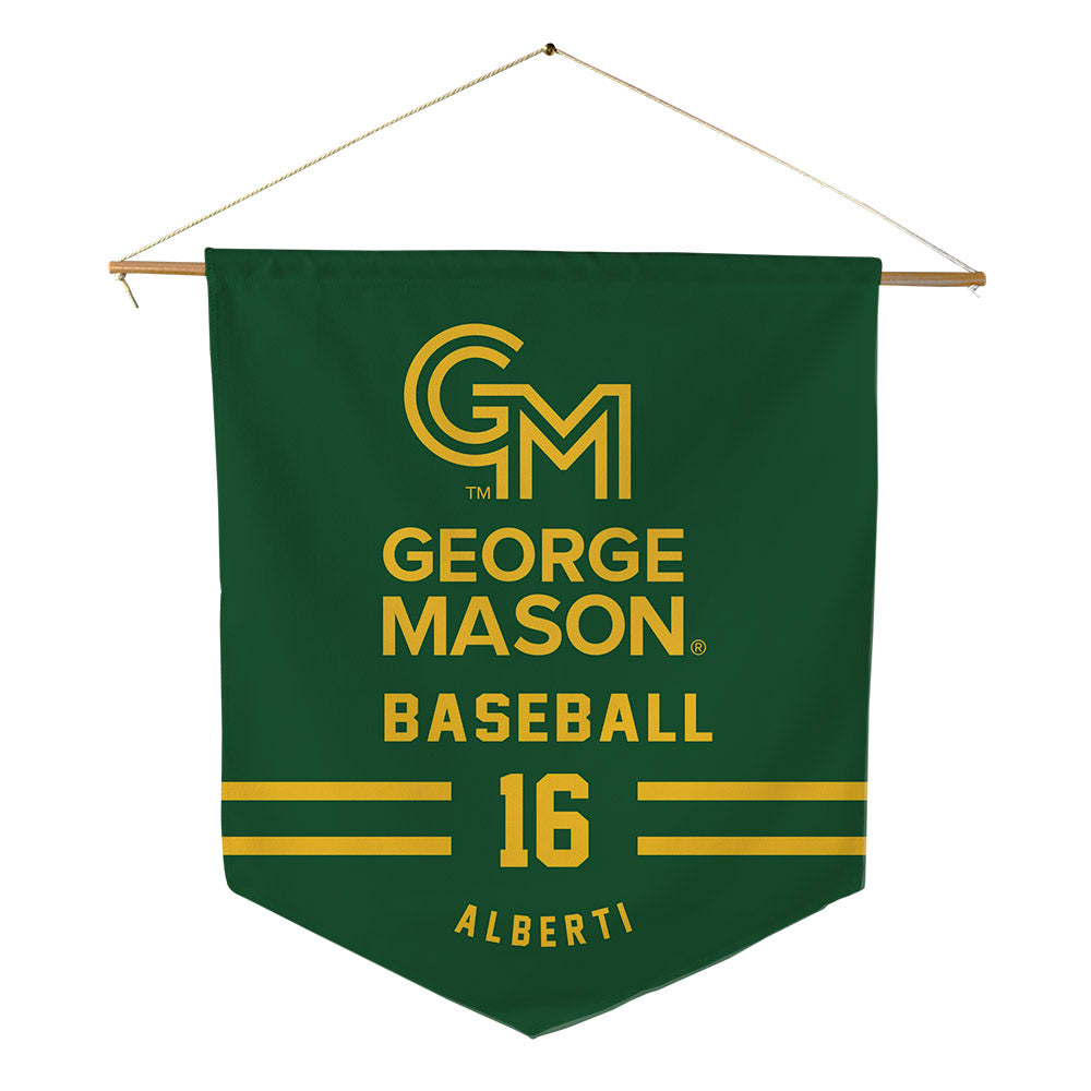 GMU - NCAA Baseball : Lucas Alberti - Pennant - 18" x 21"-0