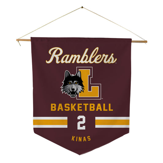 Loyola - NCAA Women's Basketball : Alexa Kinas - Pennant - 18" x 21"-0