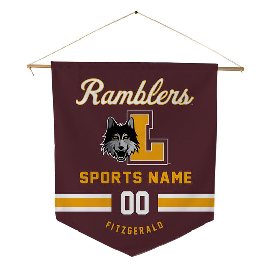 Loyola - NCAA Women's Soccer : Annie Fitzgerald - Pennant - 18" x 21"-0