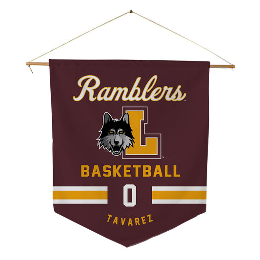 Loyola - NCAA Men's Basketball : Deywilk Tavarez - Pennant - 18" x 21"-0