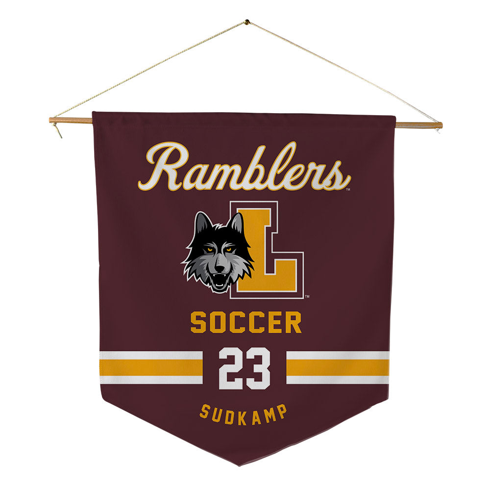 Loyola - NCAA Women's Soccer : Abby Sudkamp - Pennant - 18" x 21"-0