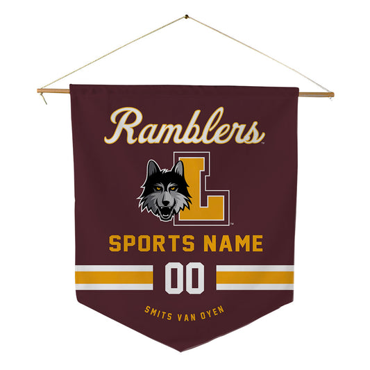 Loyola - NCAA Men's Volleyball : Alexander Smits Van Oyen - Pennant - 18" x 21"-0