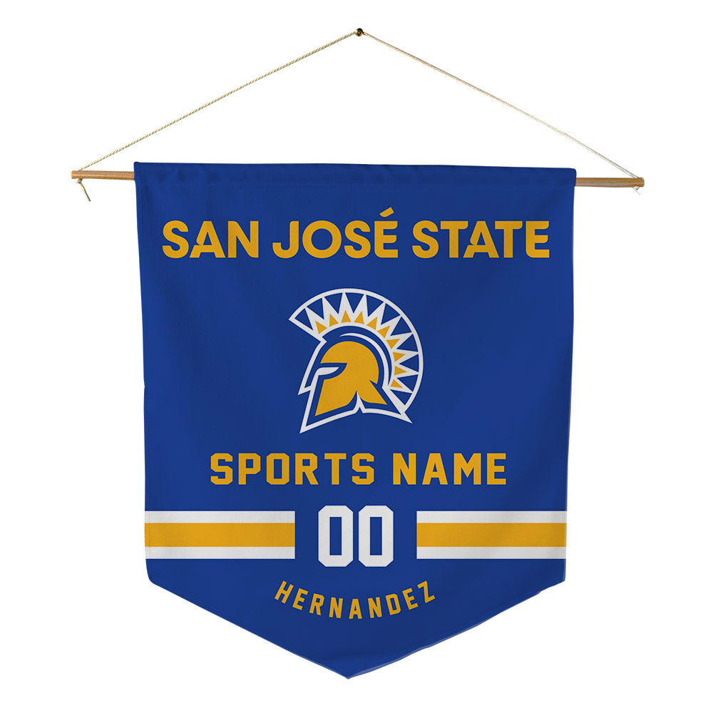 SJSU - NCAA Football : Trace Hernandez - Pennant - 18" x 21"-0
