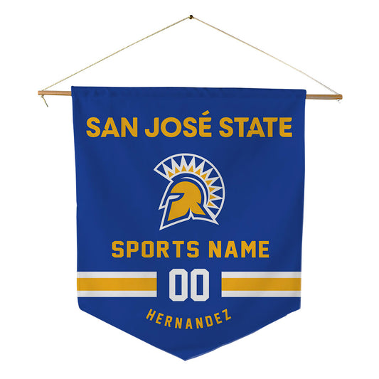 SJSU - NCAA Football : Trace Hernandez - Pennant - 18" x 21"-0