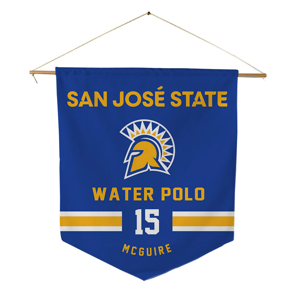 SJSU - NCAA Women's Water Polo : Makayla McGuire - Pennant - 18" x 21"-0