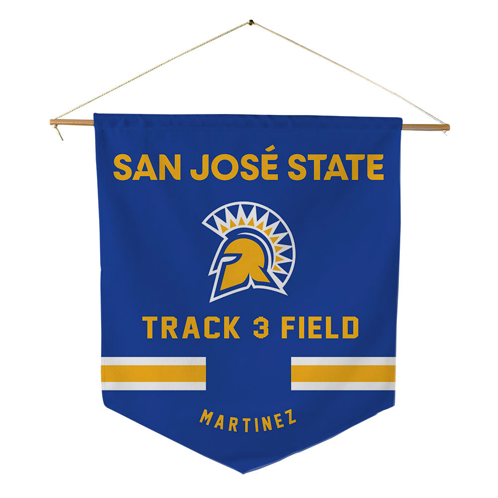 SJSU - NCAA Men's Track & Field : Sebastian Martinez - Pennant - 18" x 21"-0