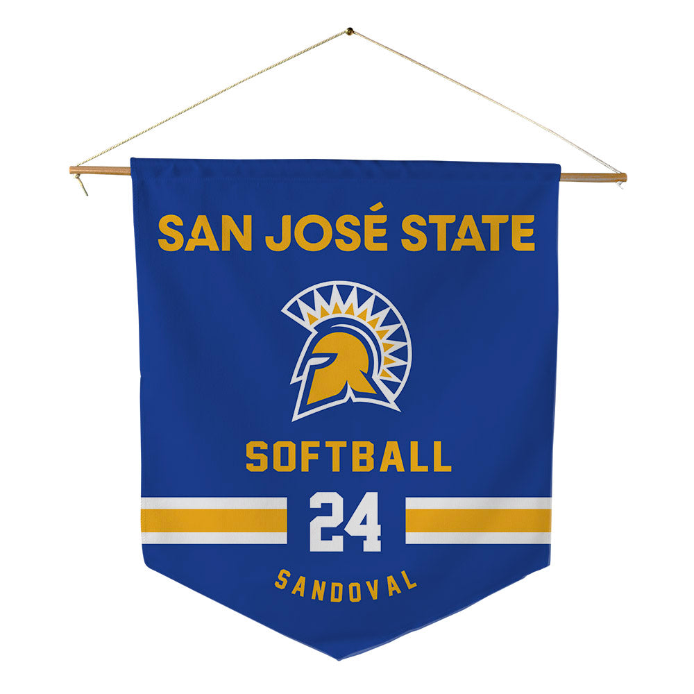 SJSU - NCAA Softball : Isabella Sandoval - Pennant - 18" x 21"-0