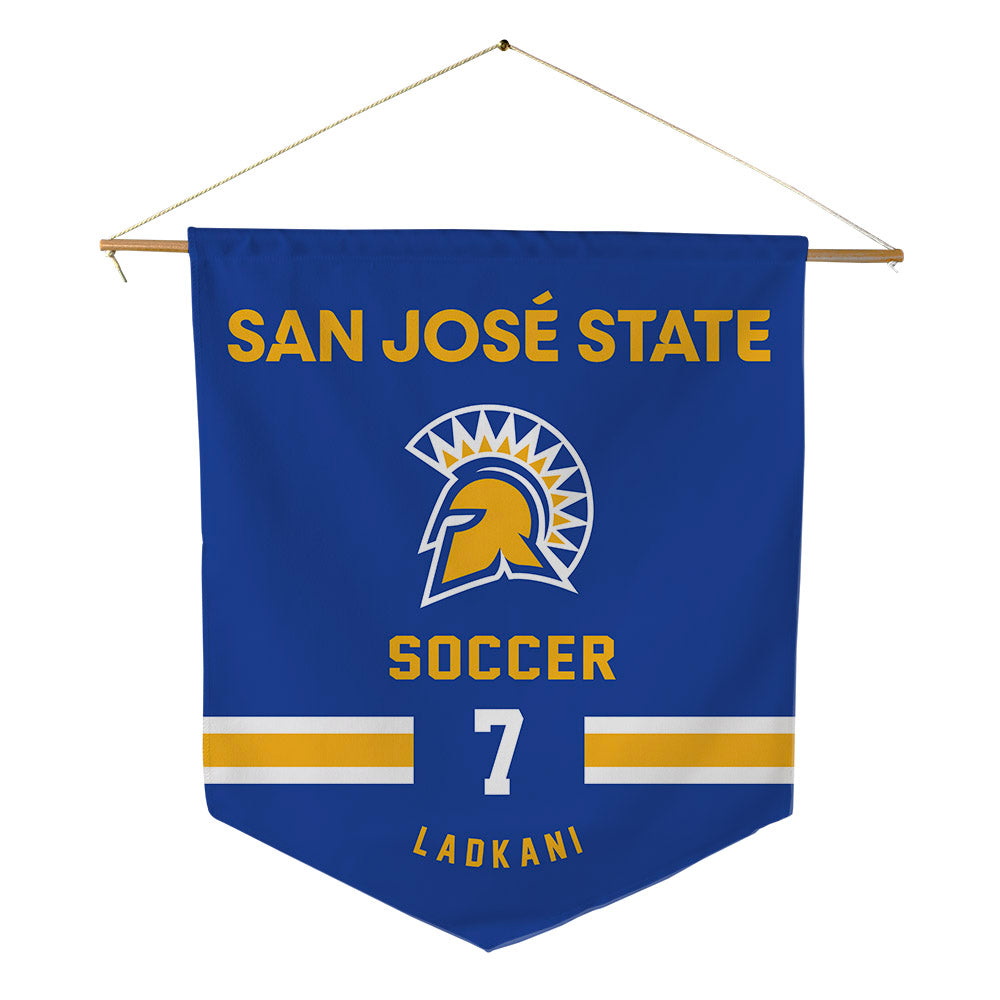 SJSU - NCAA Women's Soccer : Maryam Ladkani - Pennant - 18" x 21"-0