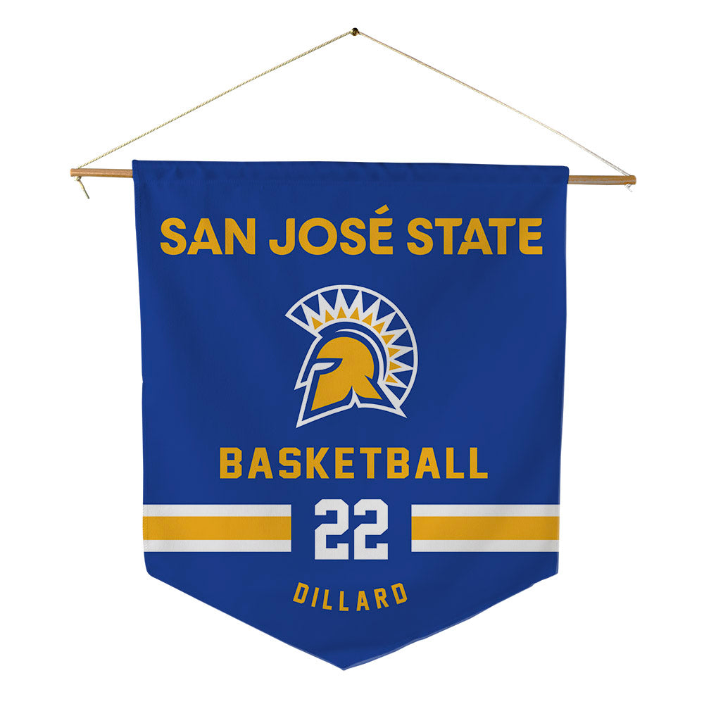 SJSU - NCAA Women's Basketball : Kaliyah Dillard - Pennant - 18" x 21"-0