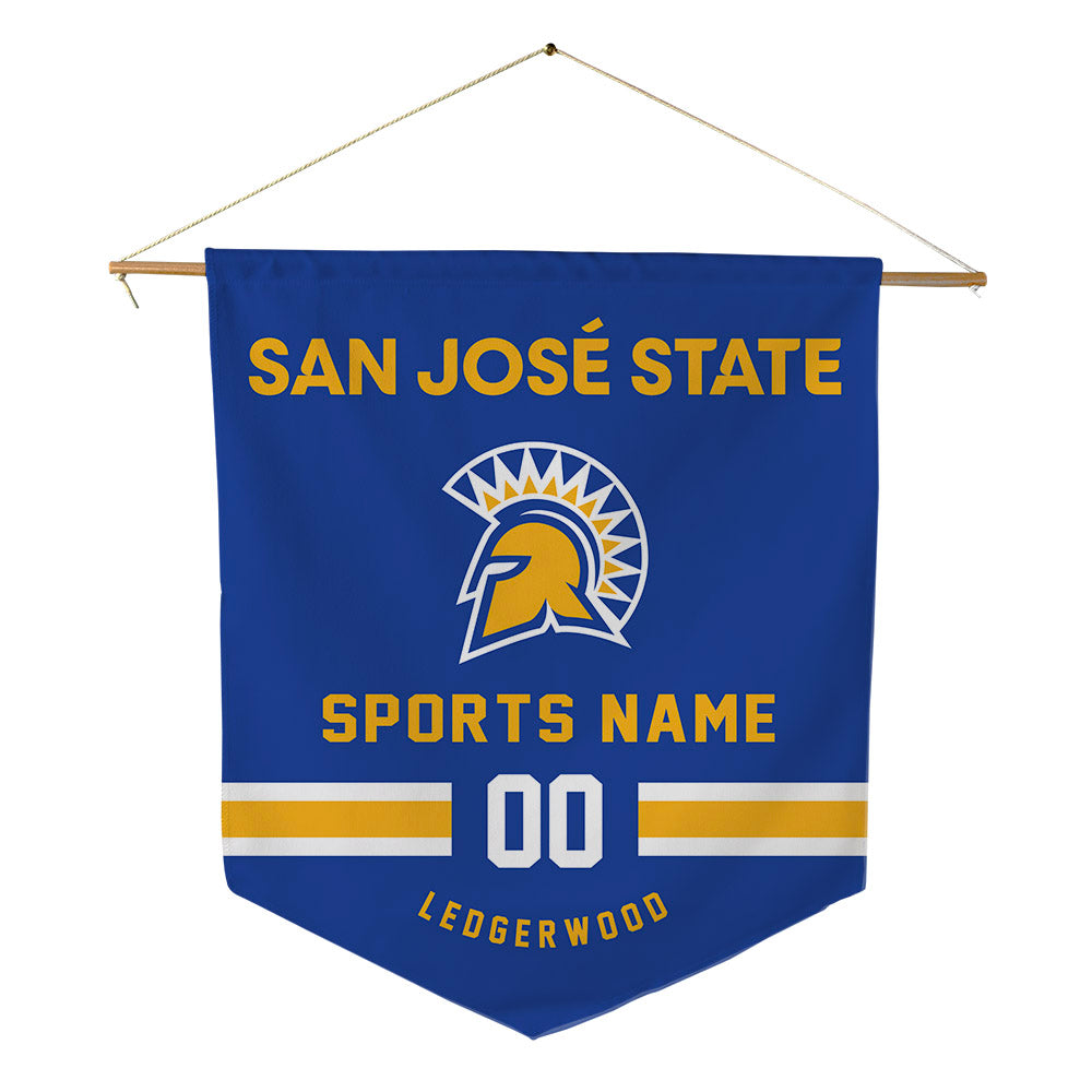 SJSU - NCAA Women's Water Polo : Megan Ledgerwood - Pennant - 18" x 21"-0