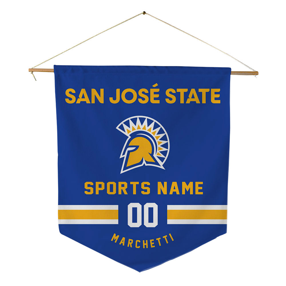 SJSU - NCAA Baseball : Landon Marchetti - Pennant - 18" x 21"-0