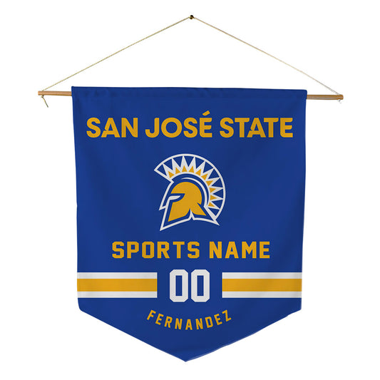 SJSU - NCAA Men's Soccer : Angel Fernandez - Pennant - 18" x 21"-0