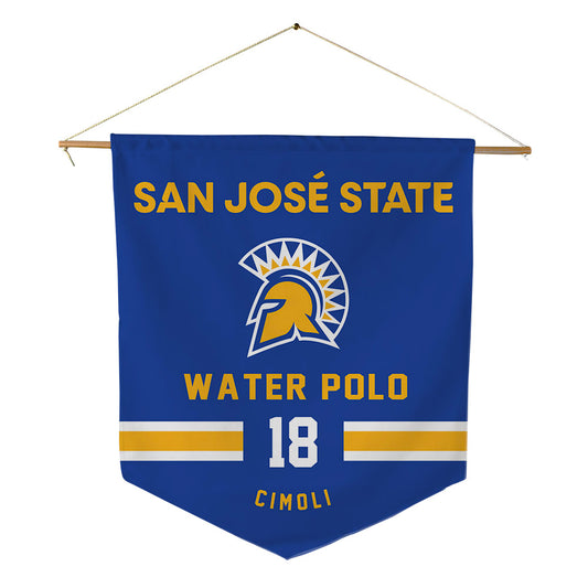 SJSU - NCAA Women's Water Polo : Sienna Cimoli - Pennant - 18" x 21"-0