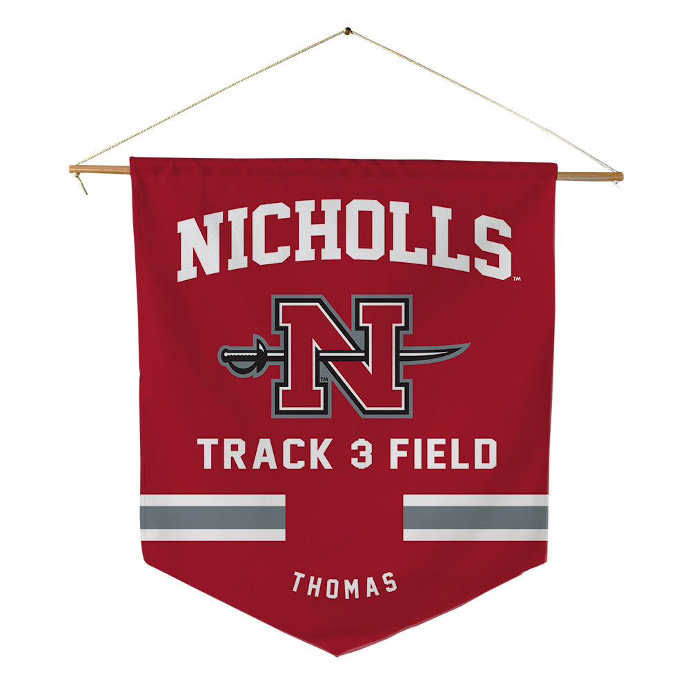 Nicholls State - NCAA Women's Track & Field : AMiah Thomas - Pennant - 18" x 21"-0