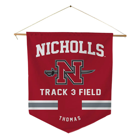 Nicholls State - NCAA Women's Track & Field : AMiah Thomas - Pennant - 18" x 21"-0