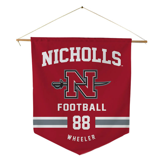 Nicholls State - NCAA Football : Kylin Wheeler - Pennant - 18" x 21"-0
