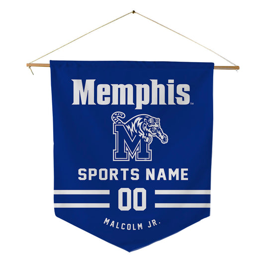 Memphis - NCAA Football : Darius Malcolm Jr. - Pennant - 18" x 21"-0