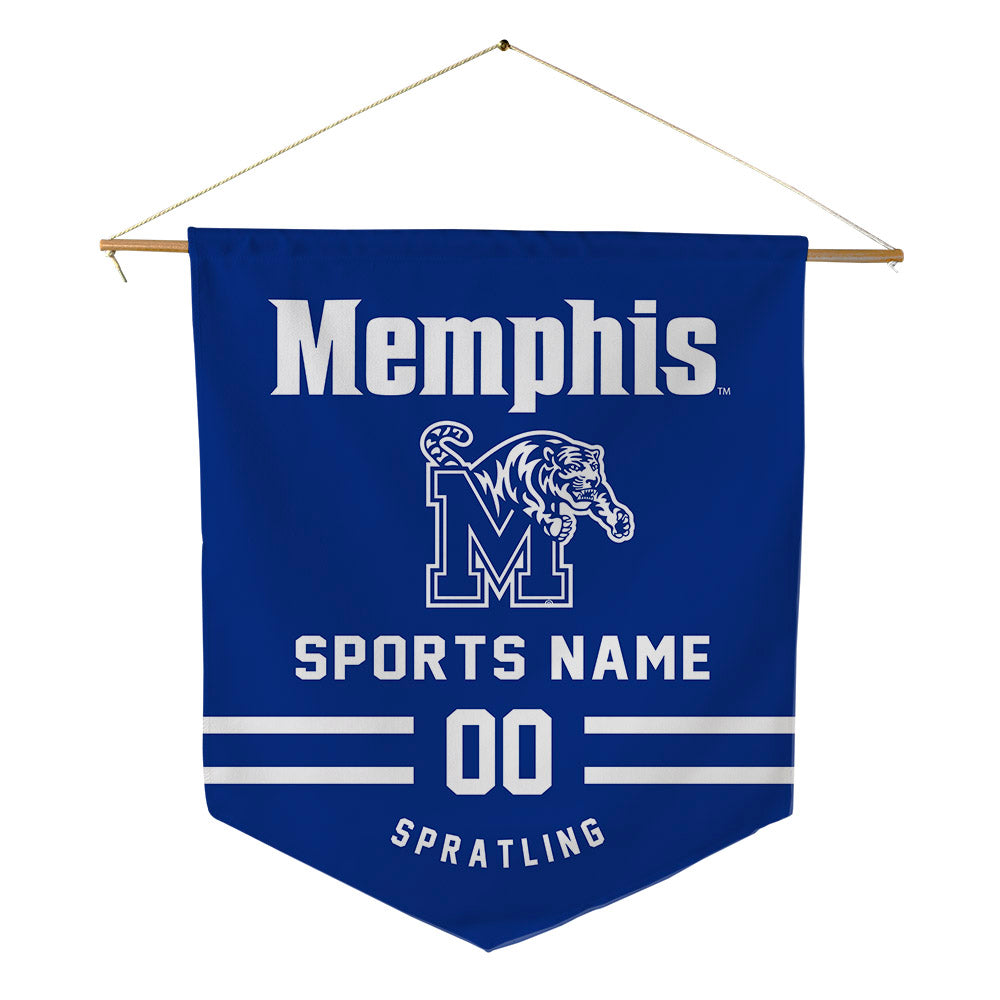 Memphis - NCAA Football : Kadan Spratling - Pennant - 18" x 21"-0