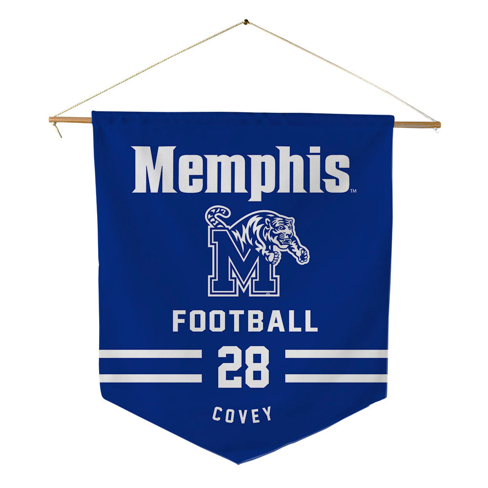 Memphis - NCAA Football : Manny Covey - Pennant - 18" x 21"-0