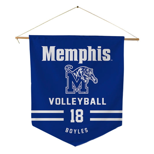Memphis - NCAA Women's Volleyball : ZaNiya Boyles - Pennant - 18" x 21"-0