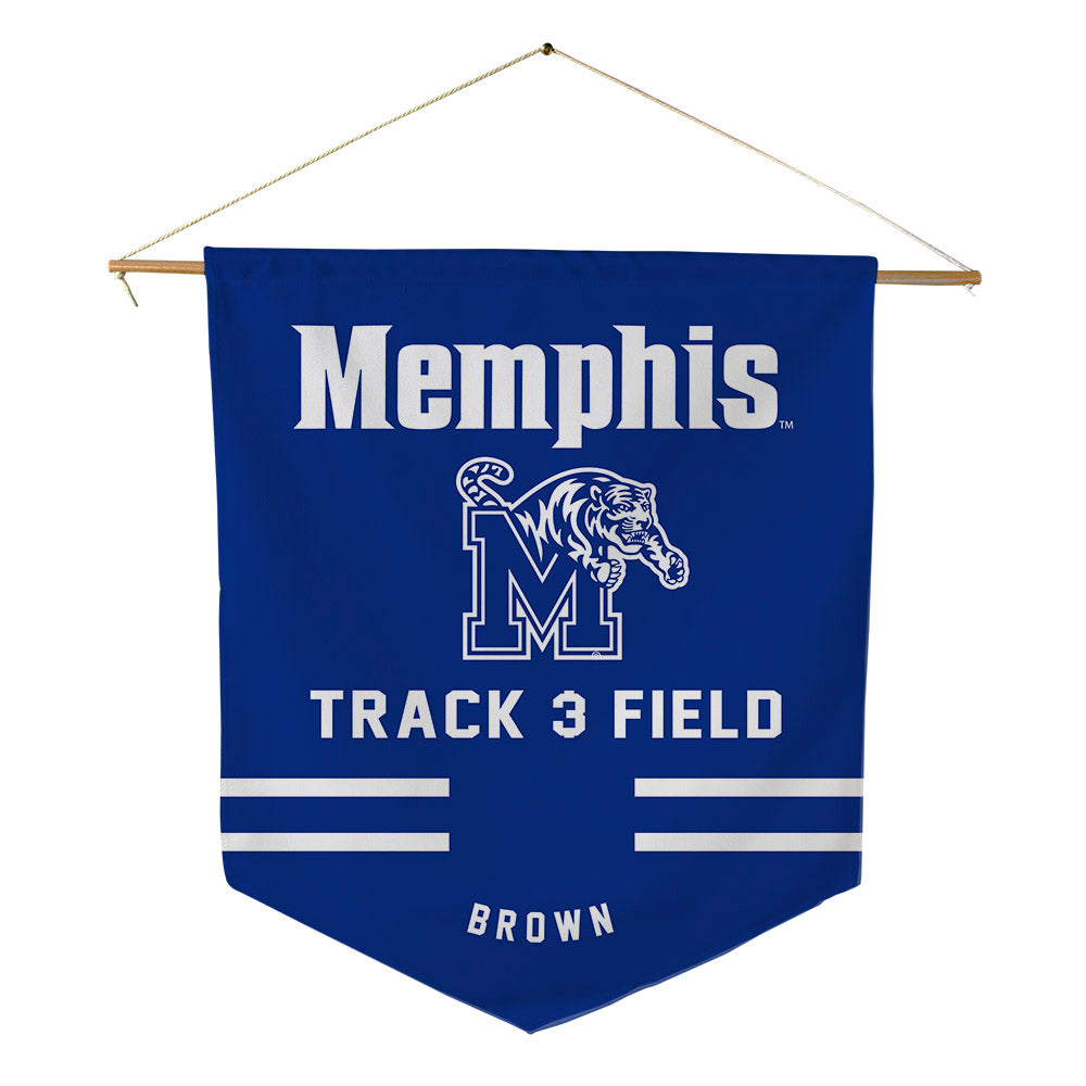 Memphis - NCAA Women's Track & Field : Trinity Brown - Pennant - 18" x 21"-0