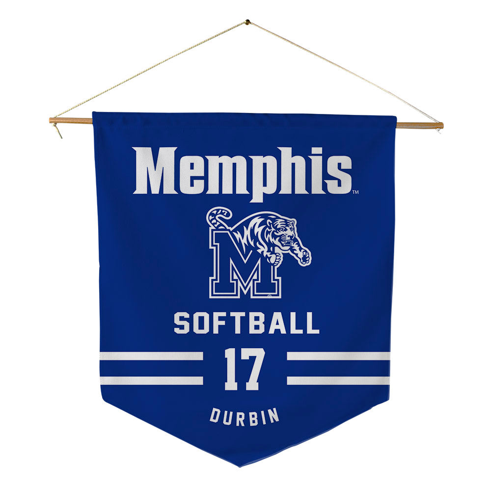 Memphis - NCAA Softball : Shelby Durbin - Pennant - 18" x 21"-0