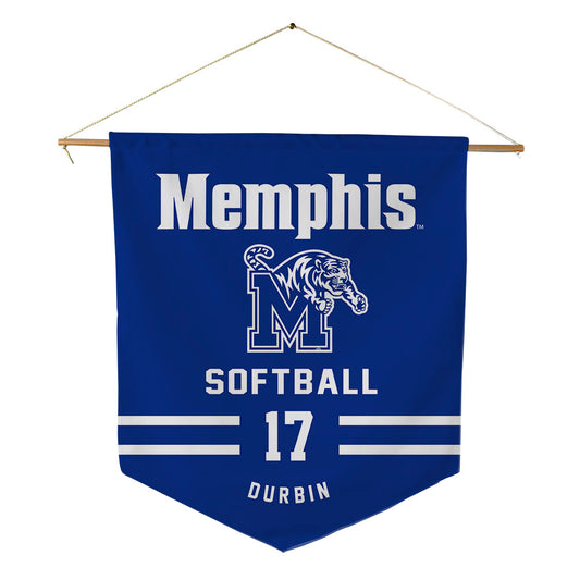 Memphis - NCAA Softball : Shelby Durbin - Pennant - 18" x 21"-0