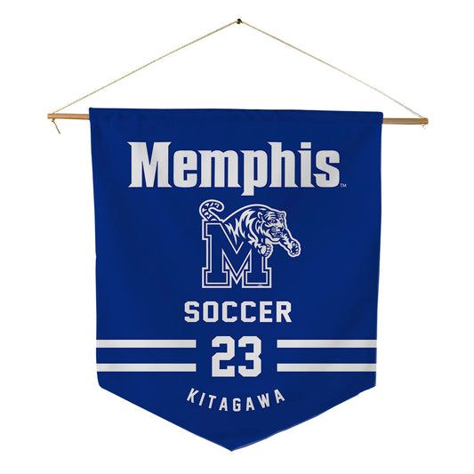 Memphis - NCAA Women's Soccer : Ai Kitagawa - Pennant - 18" x 21"-0