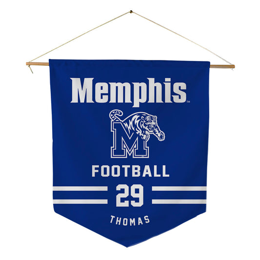 Memphis - NCAA Football : Amir Thomas - Pennant - 18" x 21"-0