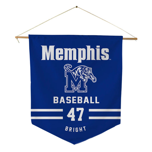 Memphis - NCAA Baseball : Mike Bright - Pennant - 18" x 21"-0