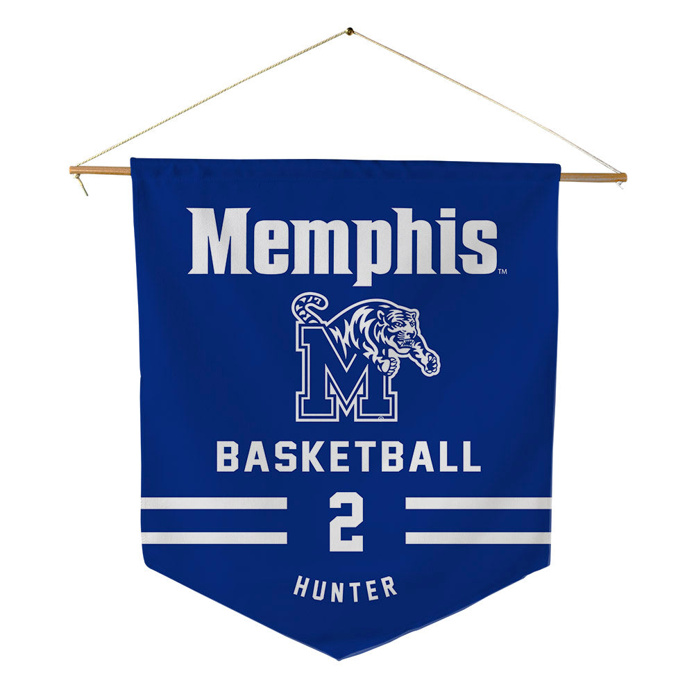 Memphis - NCAA Women's Basketball : Jordan Hunter - Pennant - 18" x 21"-0